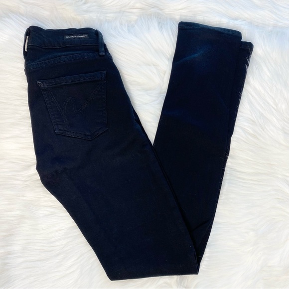 Citizens of Humanity Black Avedon Slick Skinny Leg Jeans - Picture 1 of 9